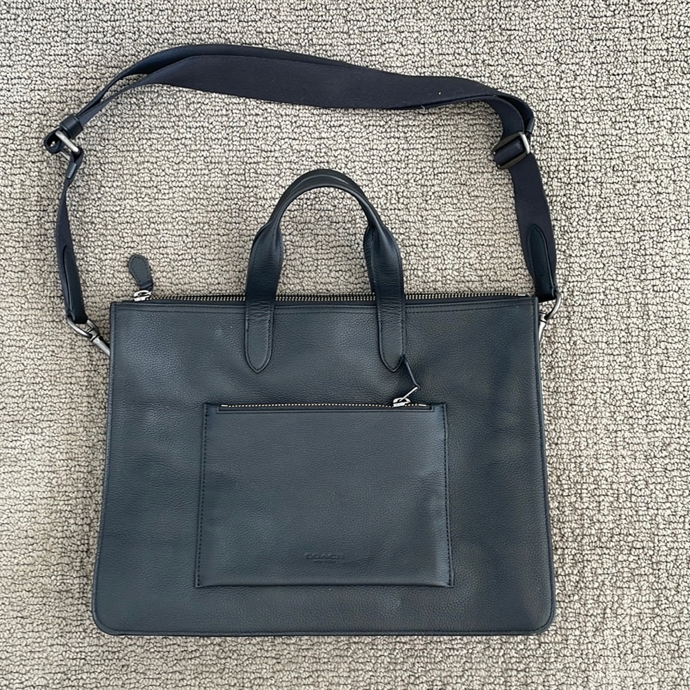Coach Metropolitan Pebble Leather Breifcase
